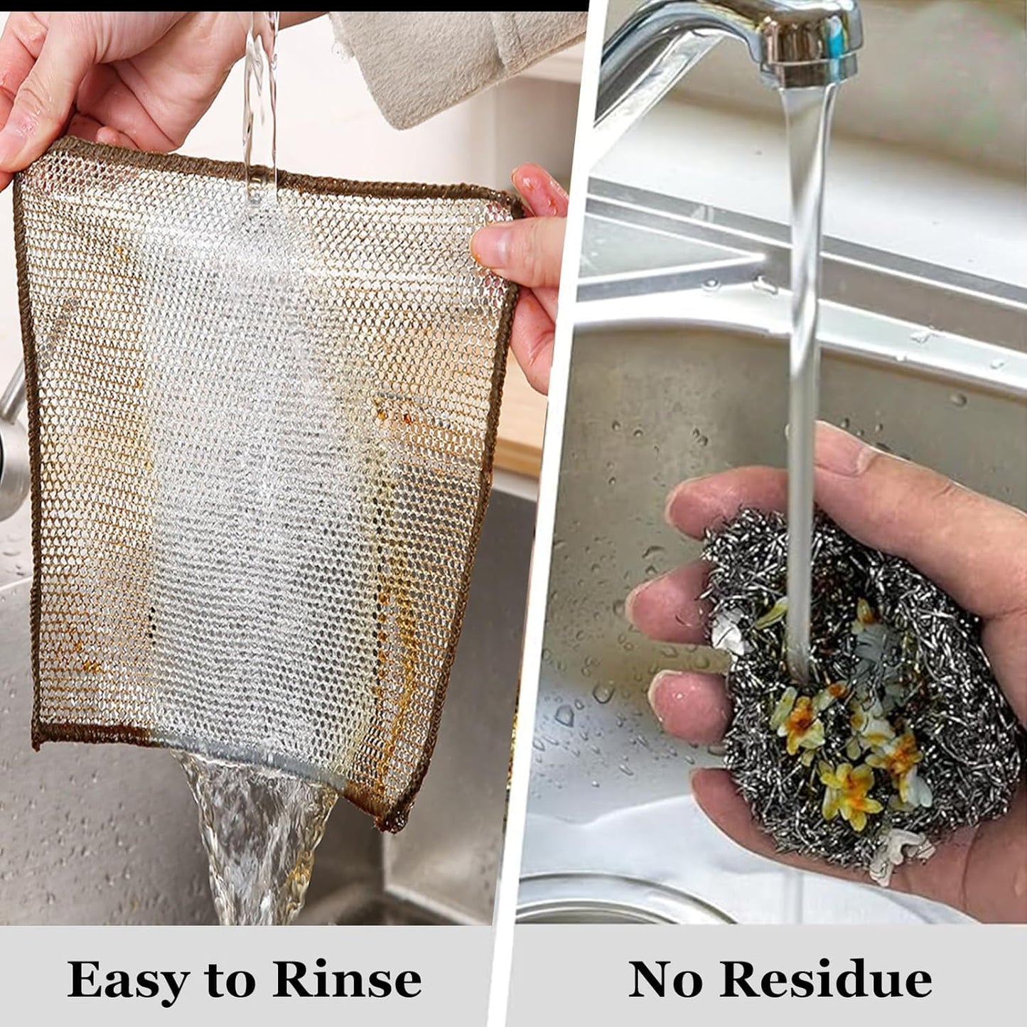 Premium Non-Scratch Dishwashing RagsTM